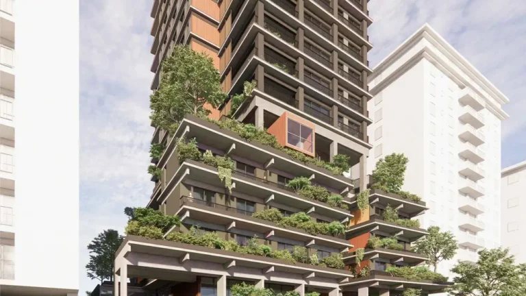 Fachada Lizz 177 - Studios — apartamento 1 quartos, Em construção em Pinheiros