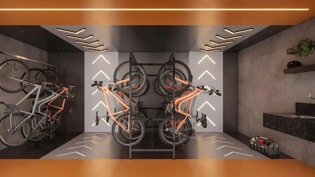 Bicicletario — Legí Perdizes - Studios (Paulo Mauro), 1 quartos em Perdizes