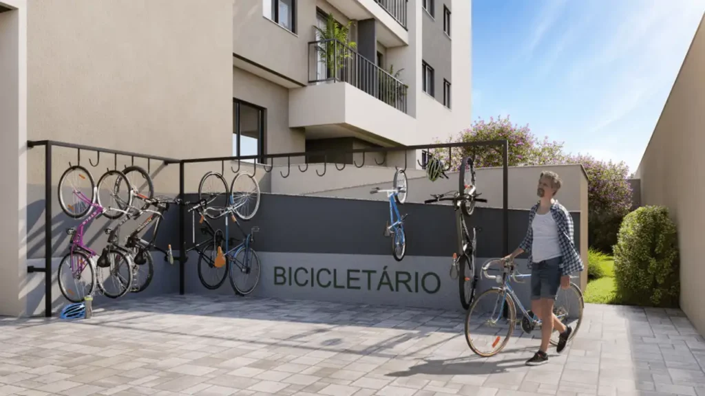 Em construção Ipiranga: Bicicletario Fort Ipiranga - Residencial, 1-2 quartos 29-41m²