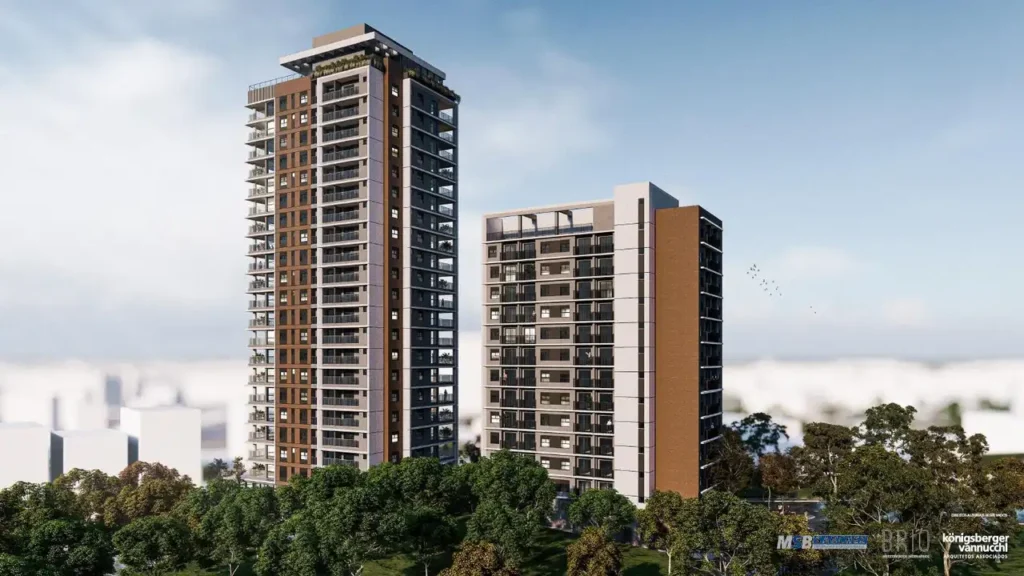 Apartamento 3 quartos Campo Belo — Fachada do Axis Campo Belo