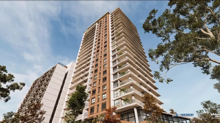 Fachada Sync Campo Belo - Residencial — apartamento 1 quartos, Em construção em Campo Belo