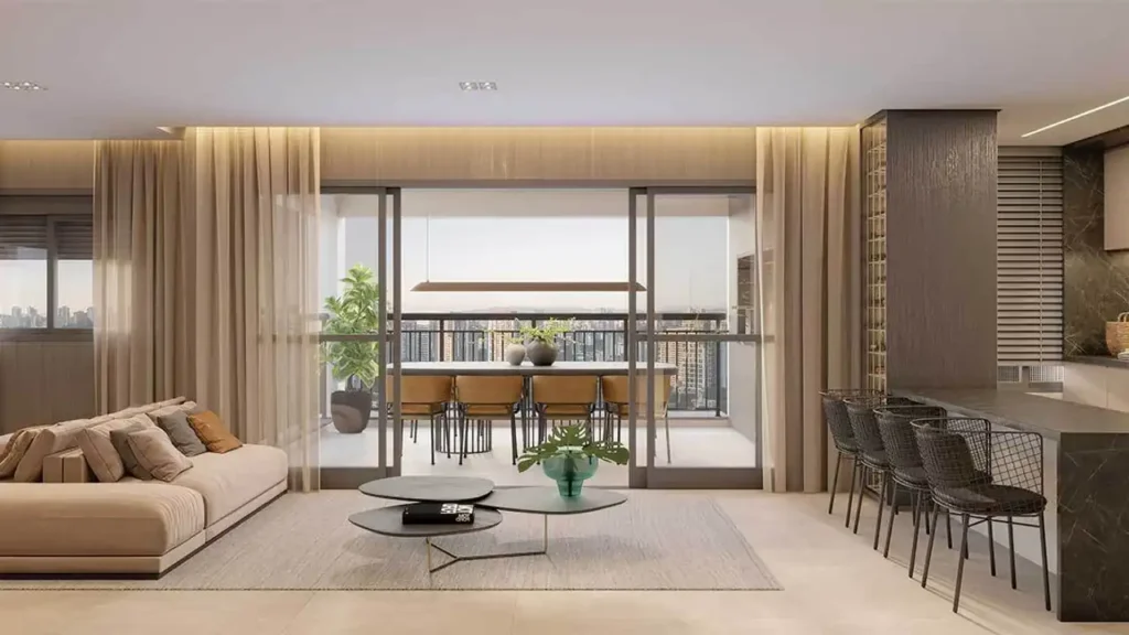 Living — Mooca Città Milano (EZTEC), 3-4 quartos em Mooca