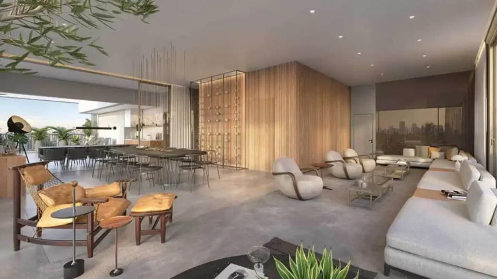 Apartamento 4 quartos Brooklin Paulista — Living do Lindenberg Vista Brooklin - Residencial