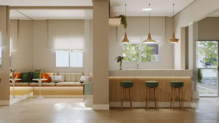 Salão de festas Viva Benx Butantã - Residencial Butantã — 2 quartos 31m², Benx - Bueno Netto