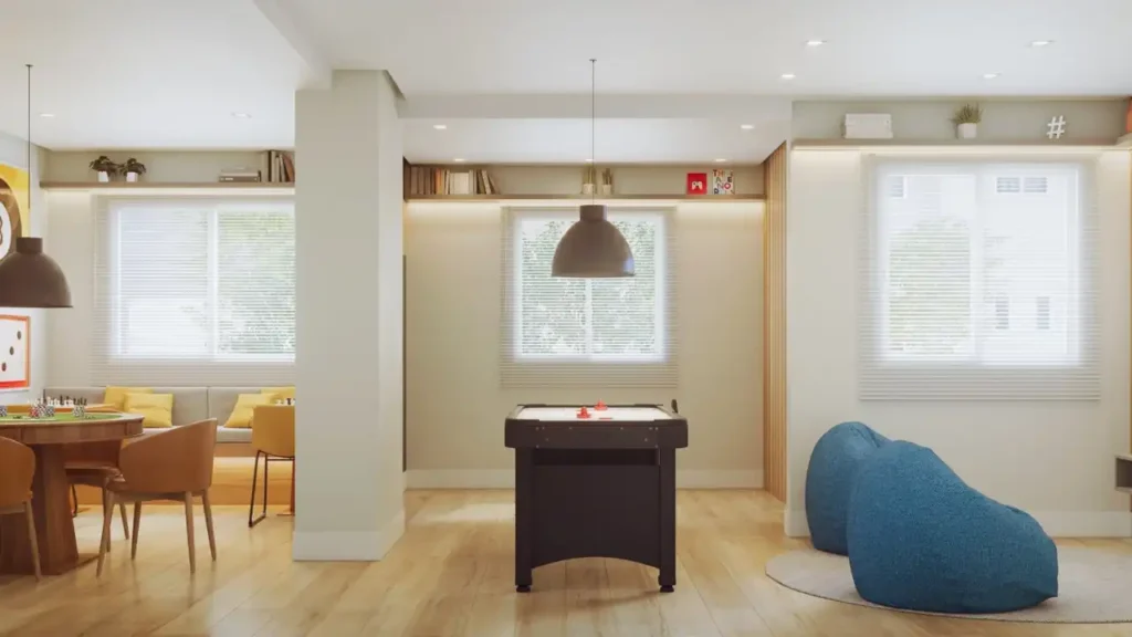 Viva Benx Butantã - Residencial Butantã, São Paulo — Salão de jogos, apartamento 2 quartos 31m²