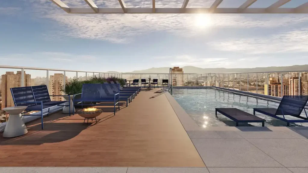 Piscina Boulevard Vila Romana — apartamento 1-2 quartos, Em construção em Vila Romana