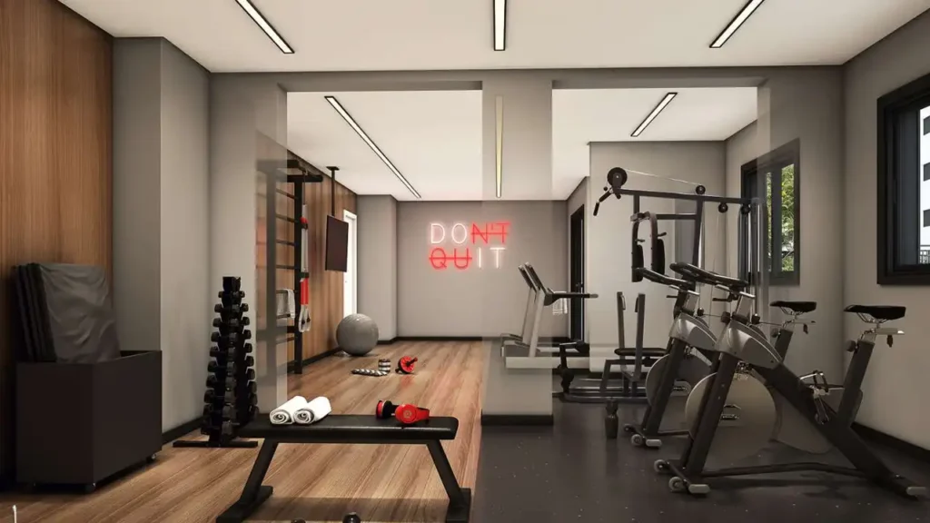 Apartamento 2 quartos Interlagos — Fitness do Inter Kazzas Interlagos