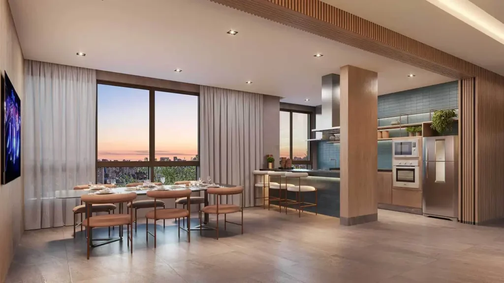 Roya Perdizes - Studios Perdizes, São Paulo — Espaço Gourmet, apartamento 1 quartos 26-27m²