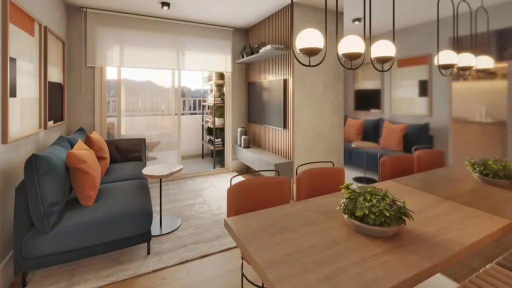Em construção Vila Romana: Living Boulevard Vila Romana, 1-2 quartos 30-45m²