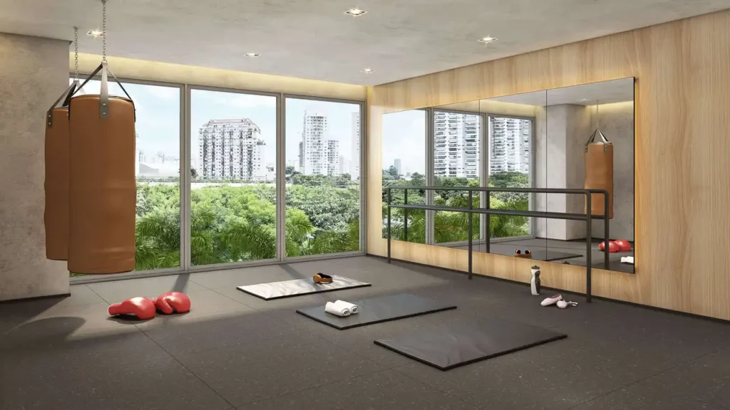 Em construção Água Branca: Fitness Reserva Flamboyant, 3-4 quartos 154-186m²