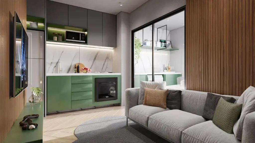 Maskan Vila Romana - Residencial (Maskan): Living — 1-2 quartos em Vila Romana, São Paulo