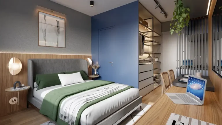 Living Maskan Vila Romana - Residencial Vila Romana — 1-2 quartos 16-35m², Maskan