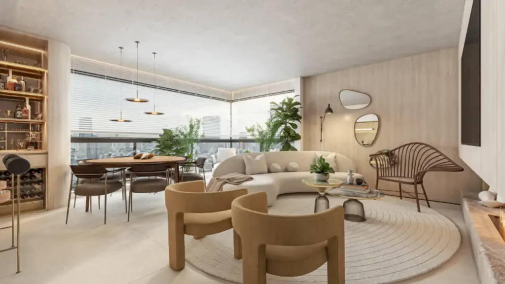 Apartamento 3 quartos Perdizes — Living do Excellence Perdizes