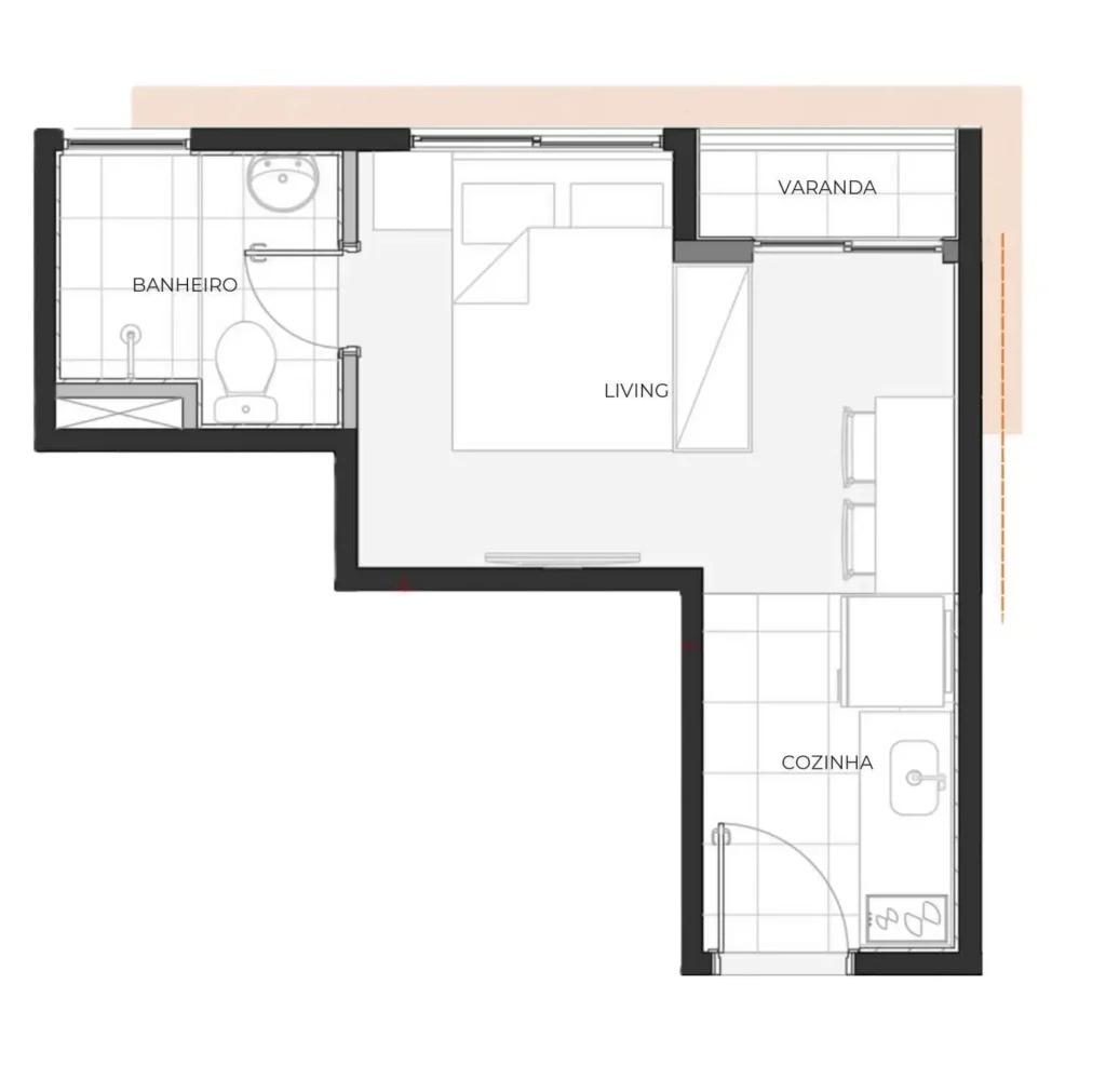 Apartamento 1 quartos 90m² em Bela Vista — planta Status Paulista - Breve Lançamento