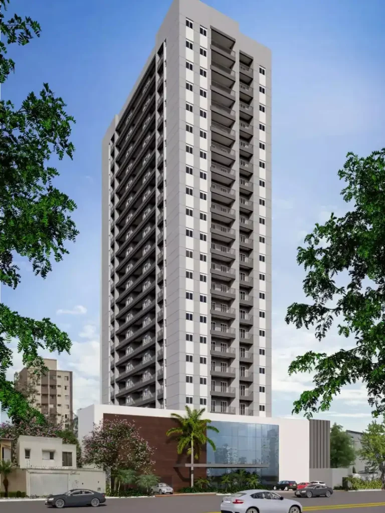 Fachada Videre — apartamento 2 quartos, Em construção em Presidente Altino