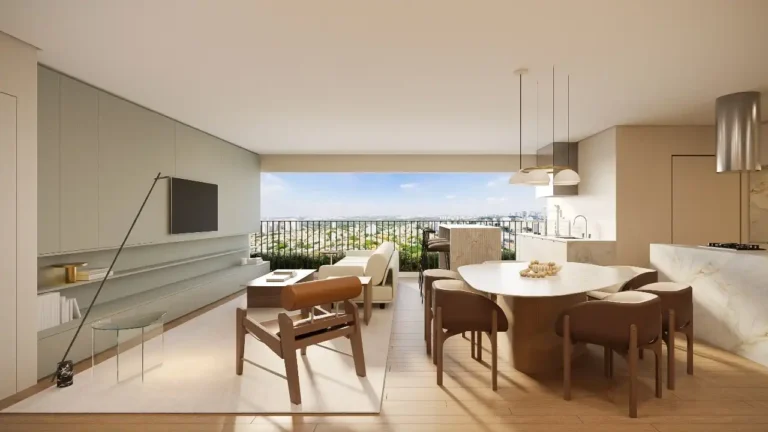 Apartamento 3 quartos Sumarezinho — Living do Aire Alto de Pinheiros