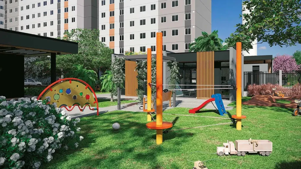 Playground — Cidade Villa Lobos Soprano (Cury SP), 2 quartos em Jaguaré