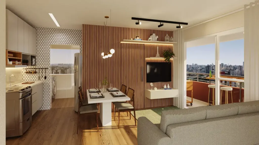 Seletto Santa Catarina (Hoga SP): Living — 1-2 quartos em Vila Mascote, São Paulo