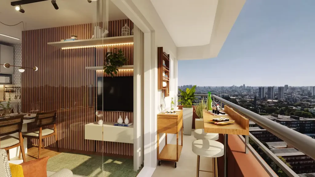 Em construção Vila Mascote: Terraço Seletto Santa Catarina, 1-2 quartos 24-46m²