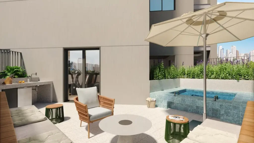 Reserva Madalena - Studios Vila Madalena, São Paulo — Espaço gourmet, apartamento 1 quartos 23-29m²