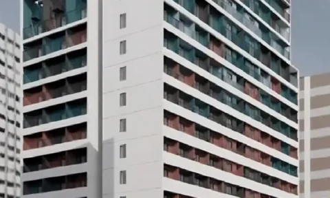 Nurban Rua das Palmeiras – Residencial — 1 quartos em Santa Cecília
