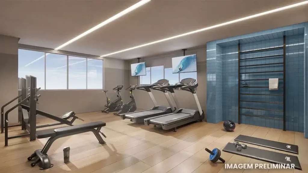 Fitness Almadá Vila Madalena - Studios Sumarezinho — 1 quartos 29-31m², Sinco SP