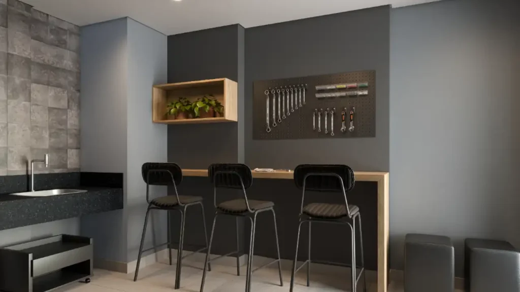 Em construção Vila Lageado: Espaço gourmet Singular Butantã, 2 quartos 32-38m²
