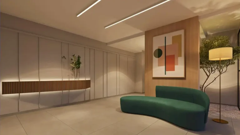 Signature Barra Funda Residence (Riva SP): Hall — 2-3 quartos em Parque Industrial Tomas Edson, São Paulo