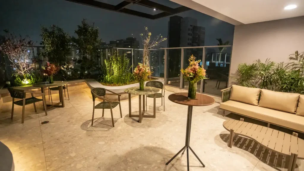 Apartamento 2-3 quartos Campo Belo — Lounge externo do Triunfo Campo Belo