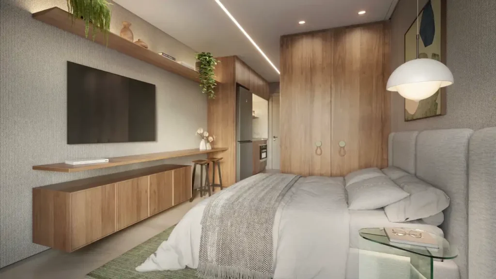 Apartamento 1 quartos Pinheiros — Dormitório do Alberito - Residencial