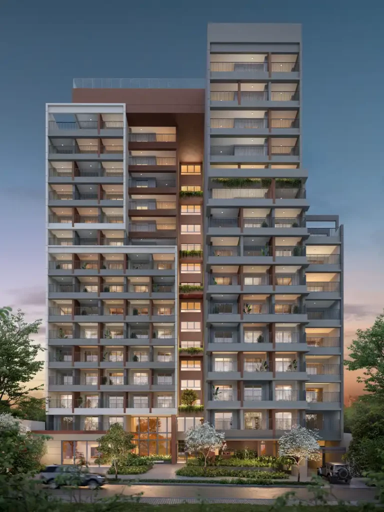 Fachada Chronos Pinheiros - Residencial — apartamento 1 quartos, Em construção em Pinheiros