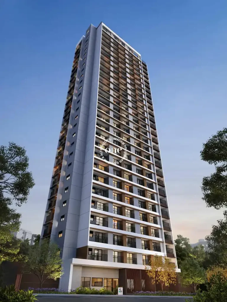 Fachada Very Pedroso de Morais — apartamento 1 quartos, Em construção em Pinheiros