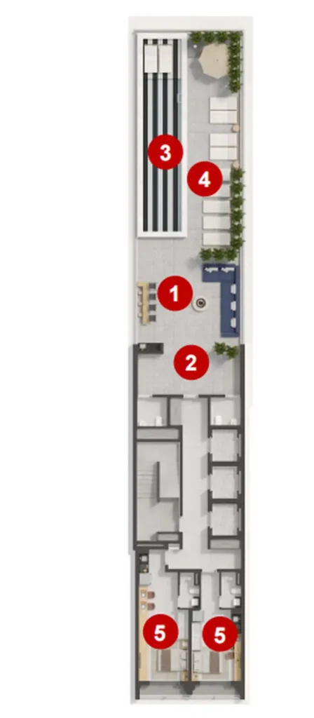 Implantação 20 condomínio Vitacon João Moura - Residencial — 1 quartos em Pinheiros