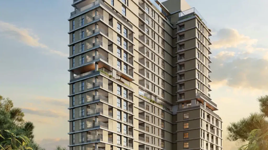 Fachada diurna 1800 Oscar Pinheiros - NR — apartamento 1 quartos, Em construção em Pinheiros