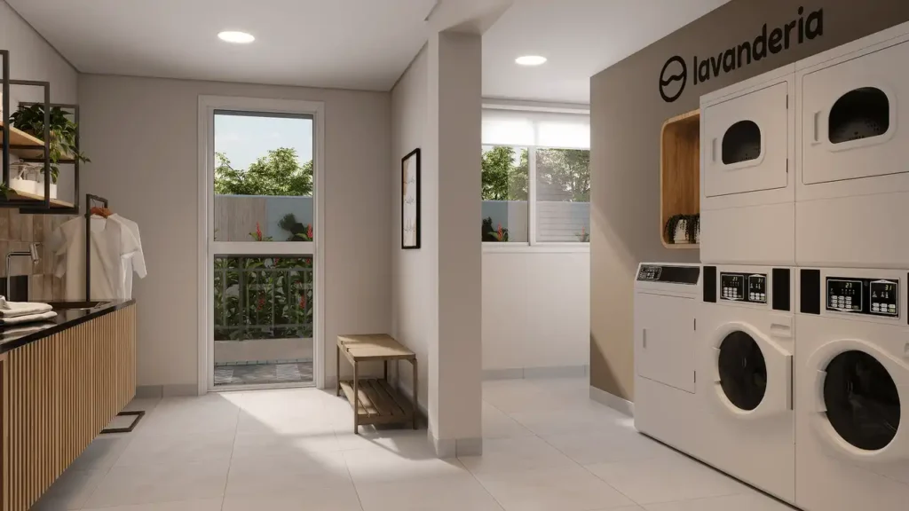 Atmosfera Jaguaré Jaguaré, São Paulo — Lavanderia, apartamento 2 quartos 32-39m²