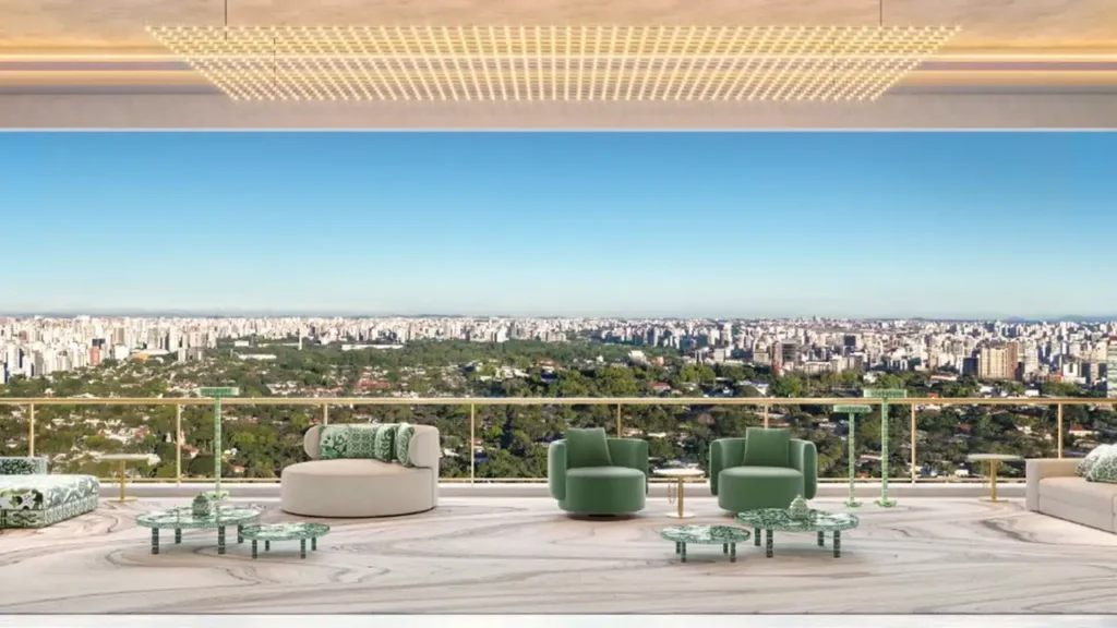 Capri Lifestyle Pinheiros, São Paulo — Living, apartamento 4 quartos 246-591m²
