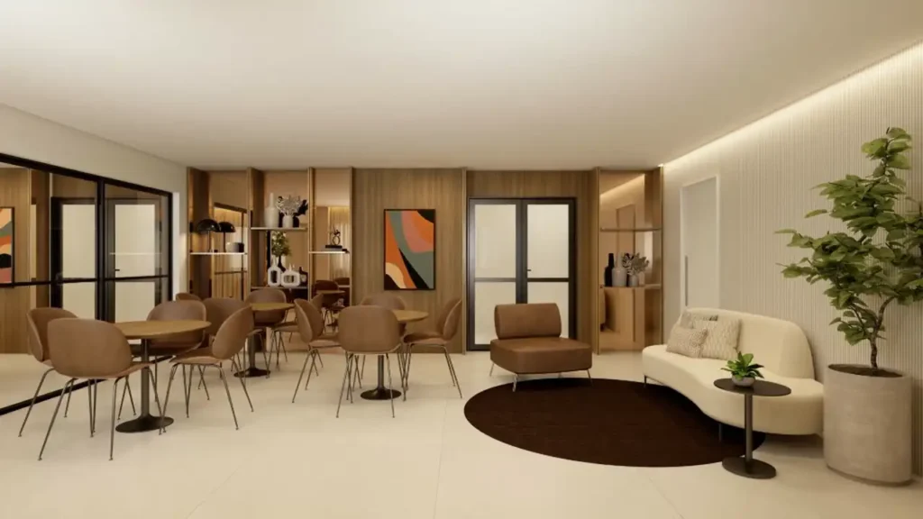 Salão de festas Mundo Apto Elevato Pinheiros - NR Pinheiros — 1 quartos 24-45m², Mundo Apto
