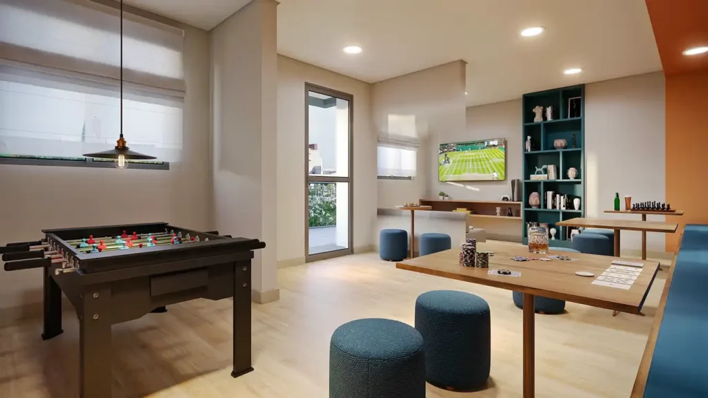 Lançamento Barra Funda: Sala de jogos Barra Funda 900, 2 quartos 32-41m²