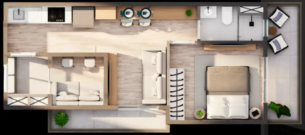 Apartamento 1 quartos 78m² em Pinheiros — planta Obsidian - Breve Lançamento