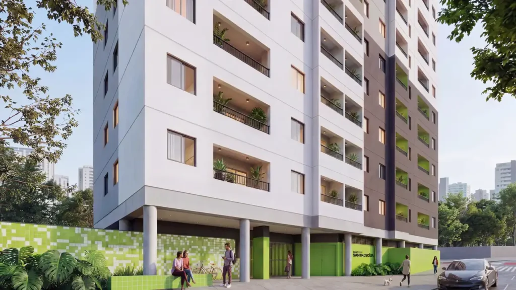 Portaria e pick up point Smarthome Santa Cecília - Breve Lançamento — apartamento 1-2 quartos, Lançamento em Santa Cecília