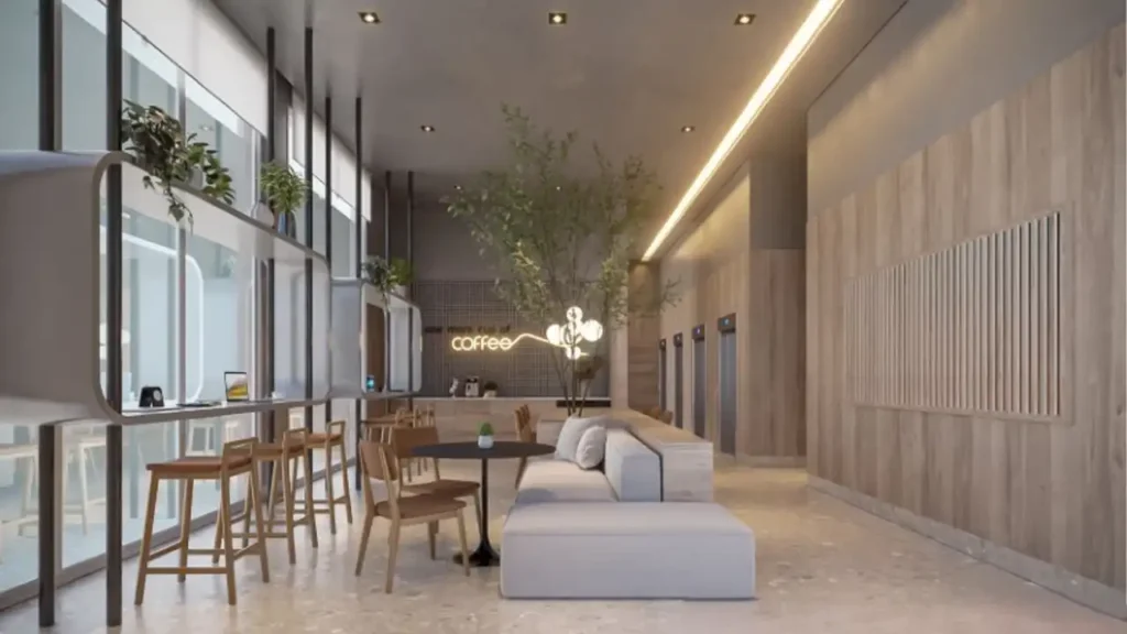 Grand Club Home Spaces Alto da Boa Vista - Residencial (Diálogo): Hall — 1-3 quartos em Alto da Boa Vista, São Paulo