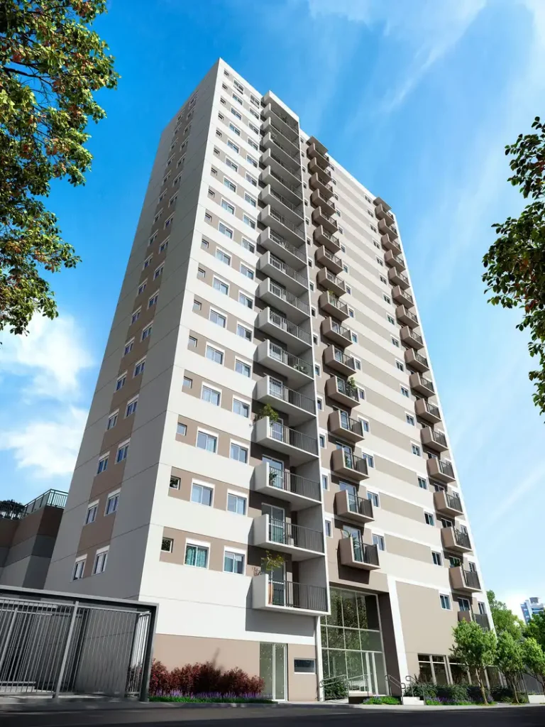 Fachada Viva Benx Klabin — apartamento 2-3 quartos, Em construção em Chácara Klabin