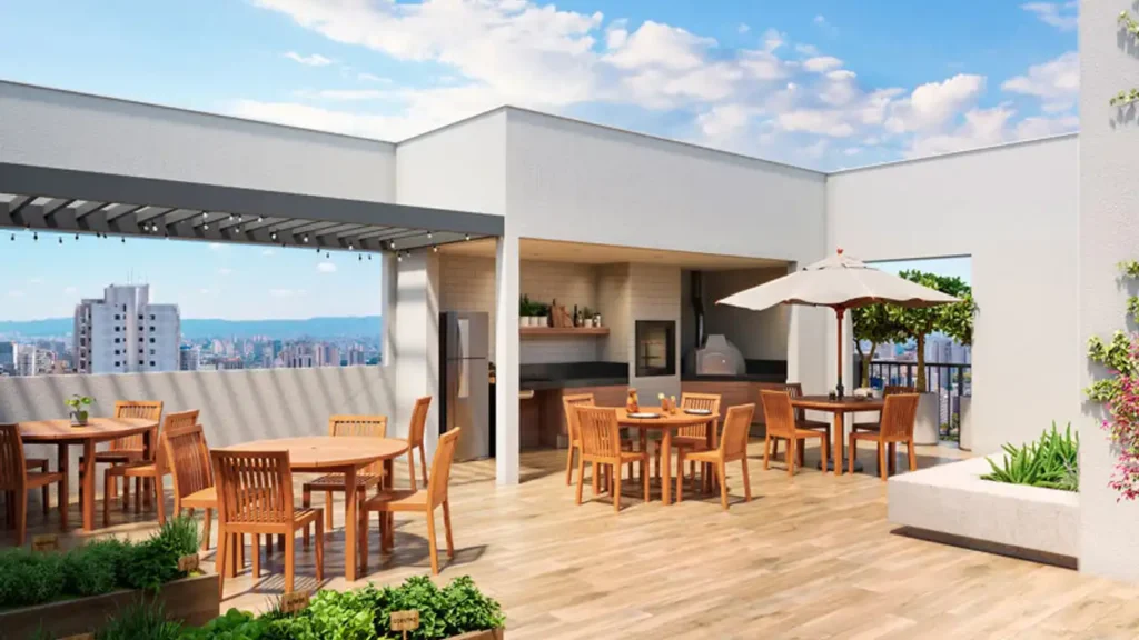 Rooftop gourmet — Viva Benx Klabin (Benx - Bueno Netto), 2-3 quartos em Chácara Klabin