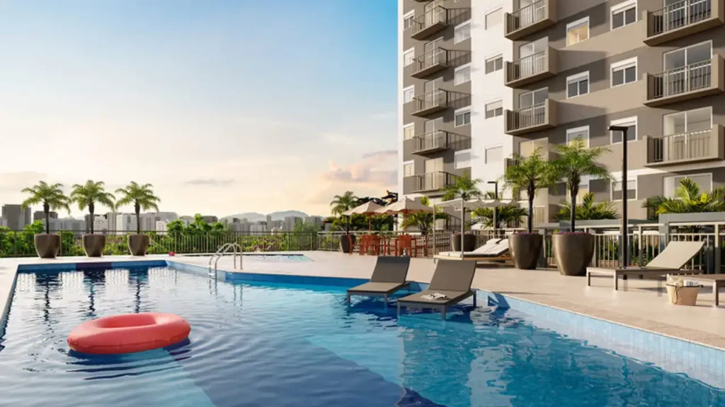 Viva Benx Klabin (Benx - Bueno Netto): Piscina — 2-3 quartos em Chácara Klabin, São Paulo