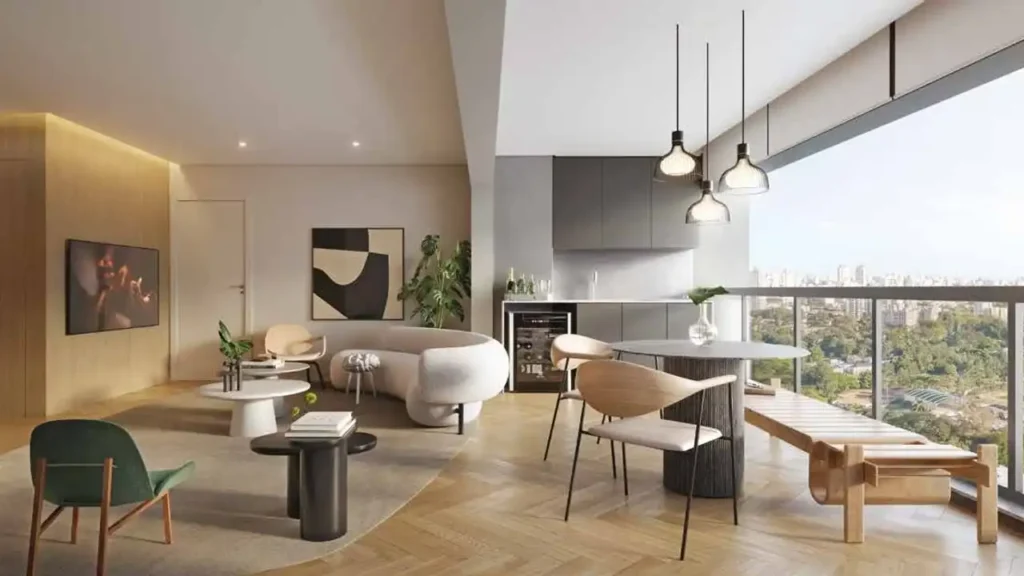 Em construção Chácara Santo Antônio (Zona Sul): Living Lindenberg Alto das Nações, 2-4 quartos 108-262m²