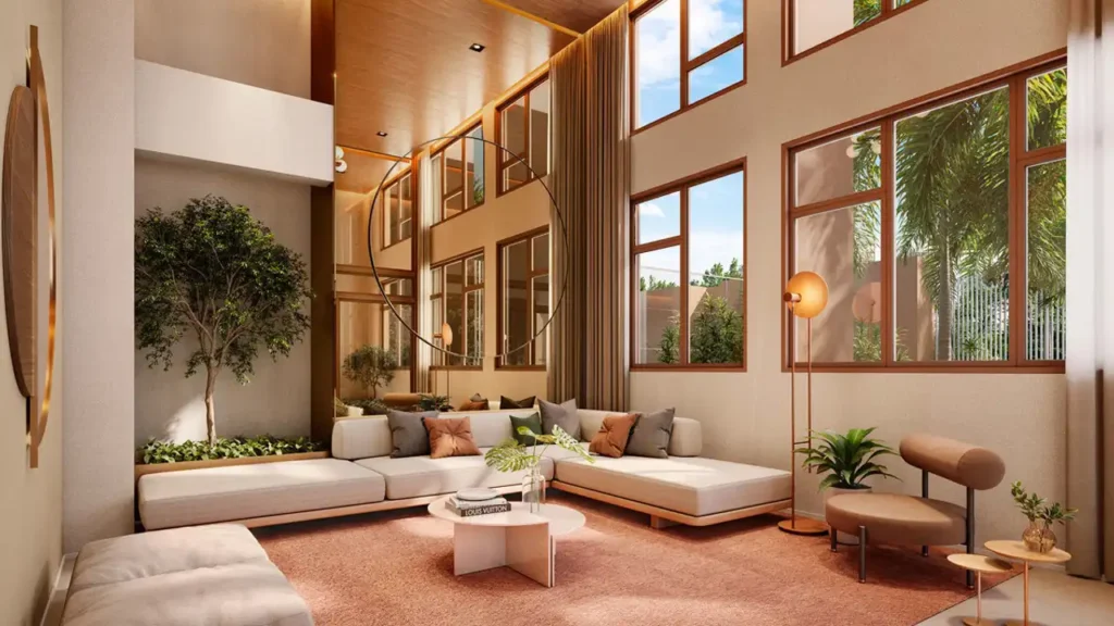 Hall Viva Benx Estação Campo Belo - Residencial Campo Belo — 2 quartos 31-64m², Benx - Bueno Netto