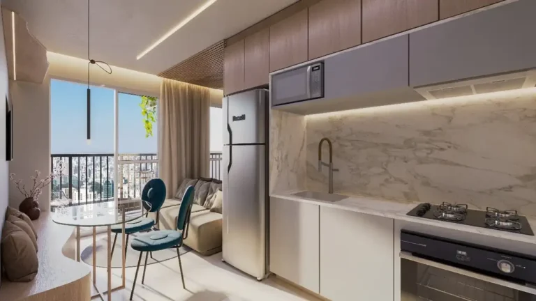 Apartamento 2 quartos Vila Dom Pedro I — Living do Elev Park Sacomã
