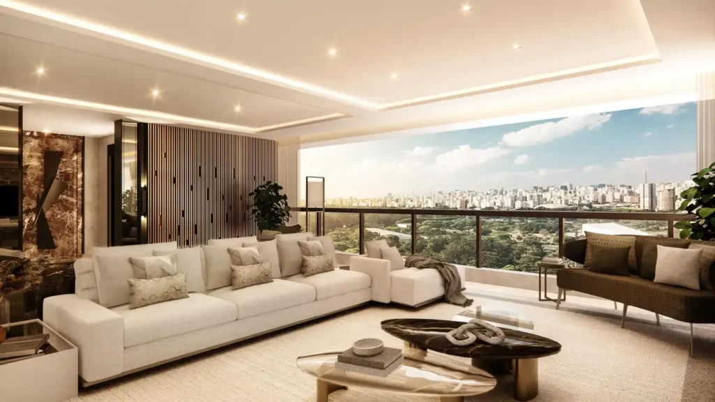 Living Splend Moema Moema — 4 quartos 258m², Exto