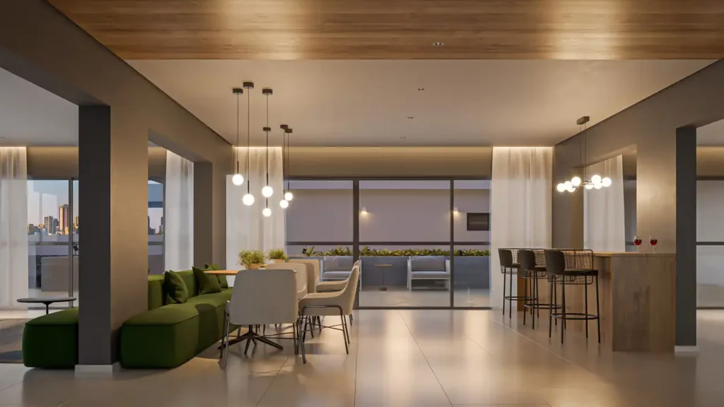 Apartamento 1 quartos Vila Clementino — Salão de festas do Riserva Horizonte