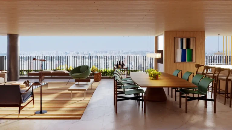 Apartamento 4 quartos Moema — Living do Panorama Skyline Ibirapuera